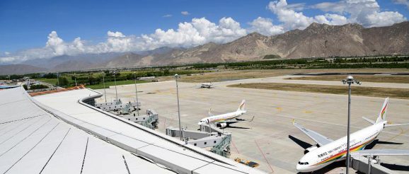 Terminal terbesar Tibet dibuka untuk operasi di Bandara Lhasa Gonggar